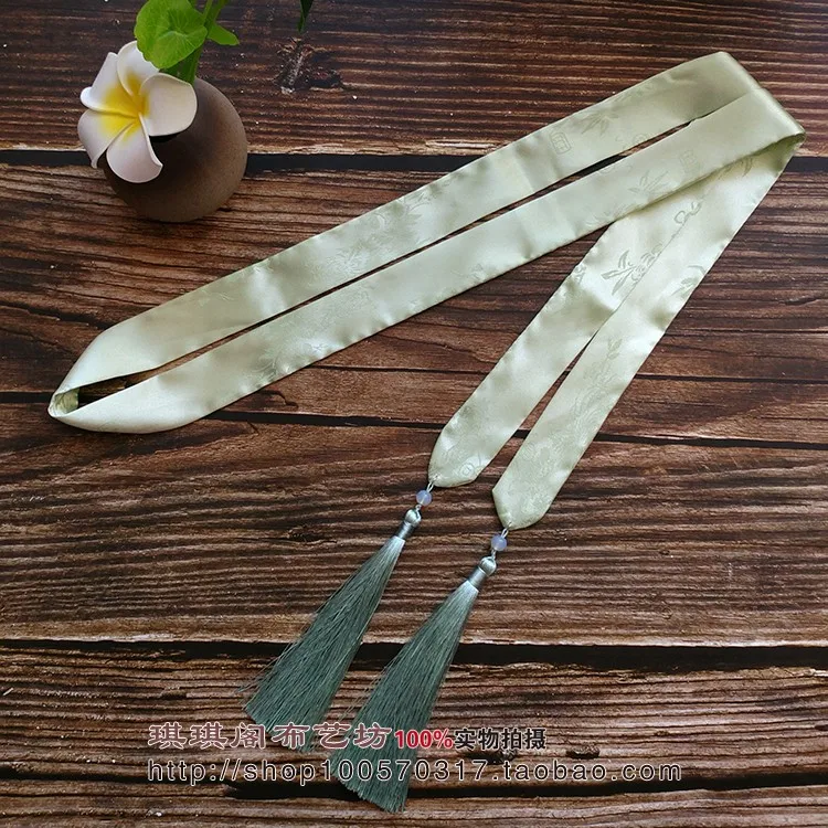 Hanfu повязка для волос древняя стильная повязка на голову кисточка стример сплошной цвет для мужчин и женщин повязка для волос с кисточками вытирая аксессуары для волос