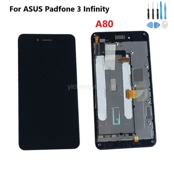 

For Asus PadFone Infinity A80 T005 LCD display Screen Touch Panel Digitizer Assembly for ASUS PadFone Infinity With frame