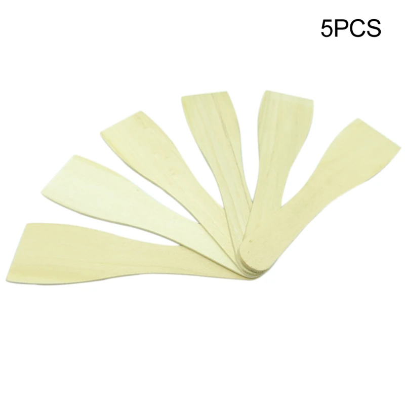 

10Pcs Natural Wooden Spatula Wooden Cooking Kitchen Non-Stick Utensils Accessories Heat Resistant Shovel For Home