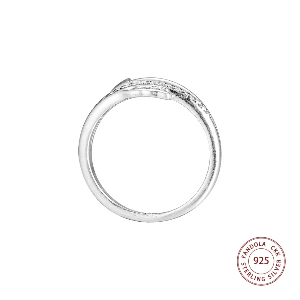 

Кольцо женское из серебра 925 пробы, блестящее