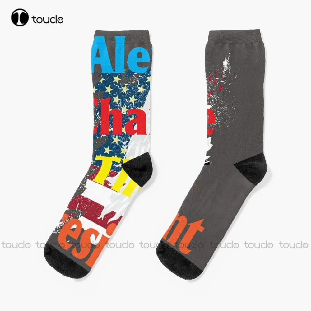 

New Alexa Change The President 11 Socks Men Socks Personalized Custom Unisex Adult Socks Teen Socks Halloween Christmas Gift