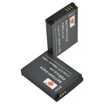 

DSTE 2PCS SLB-10A Camear Battery for Samsung PL65 PL70 PL50 NV9 M310W L310W WB500 WB550 ES55 Camera