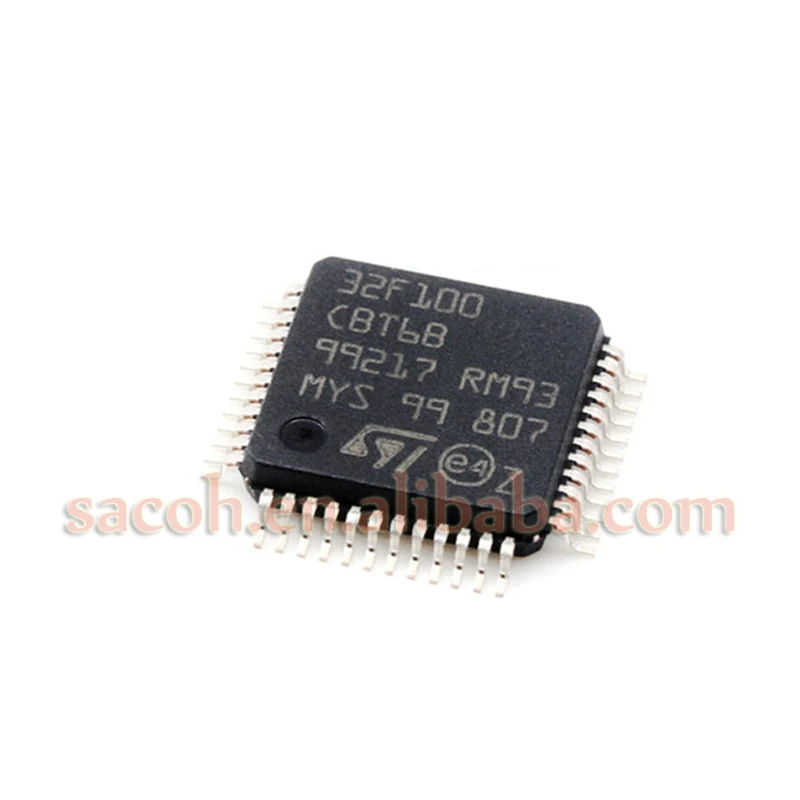 2 шт./лот Новинка OriginaI STM32F100CBT6B STM32F100CBT6 или STM32F100CBT7B STM32F100CBT7 LQPF-48 передовые на базе ARM