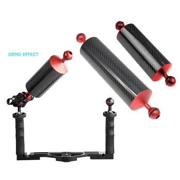 

New Hot Carbon Fiber Buoyancy Arm Underwater Float Arm for Video Light Strobe Mounting