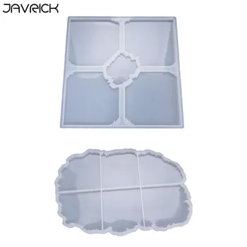 

Silicone Crystal Epoxy Resin Mold Irregular Coaster Mat Casting Mould Handmade DIY Crafts Decoration Making Tools