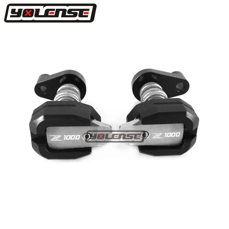 Silver Для KAWASAKI Z1000SX Z1000 SX 2011- 2012 мотоциклетные защита от падения Рамка слайдер обтекатель Защита Анти Краш Pad протектор - Цвет: Silver