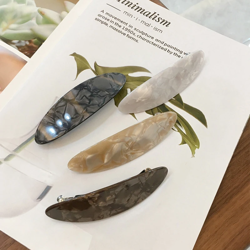 

Vintage Geometric Oval Spring Clip Hairpin Hair Clips Barrette Hair Clamps Headband Sweet Hairpins Barrettes Hair Accessories