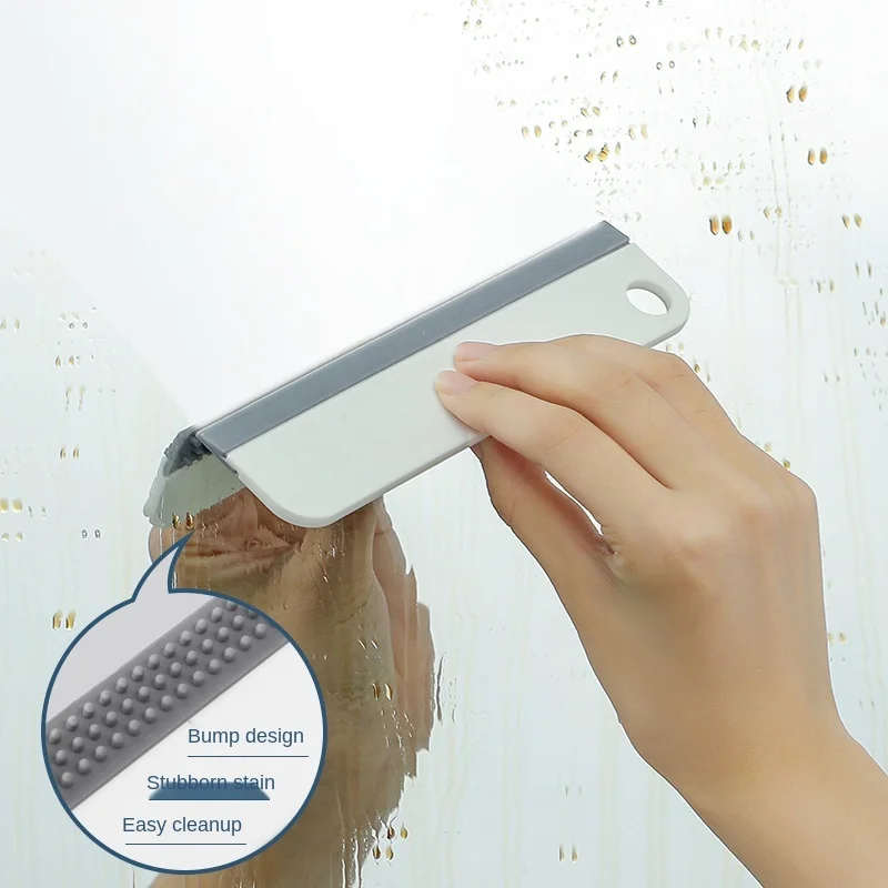 Silicone Glass Wiper Scraper Kitchen Bathroom Glass Cleaning Tools for Car Mirror Cleaner Squeegee Window Cleaning Brush cleaning brush,window cleaning squeegee,window cleaner,window cleaning tool,cleaning scraper,scraper tool set,silicone scraper,glass scraper,glass window scraper,cleaning squeegee