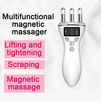 

Multi Function Scraping Magnetic Beauty Device Infrared Heating Lifting Tightening Vibration Massager Body Shaping Instrument