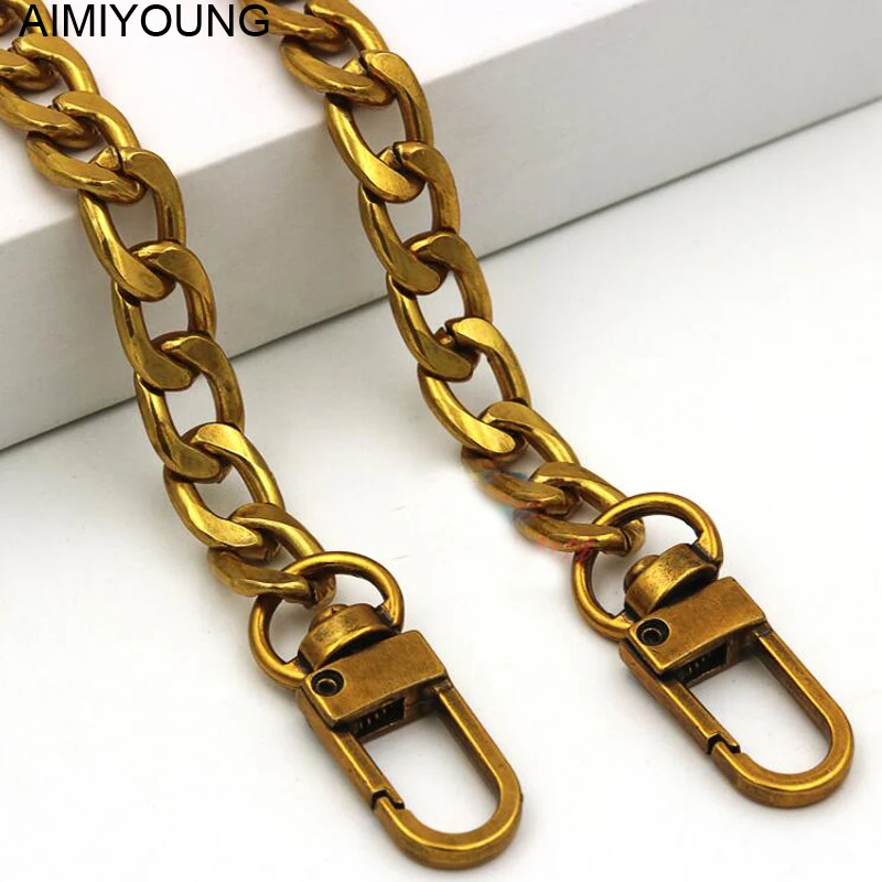 

AIMIYOUNG Bag Strap Handbag Metal Belt Crossbody Shoulder Bag Strap Replacement Strap Accessory Bag Part Adjustable Metal Strap