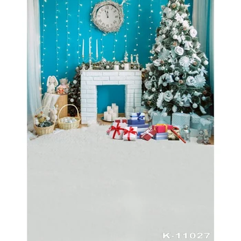 

Christmas Photography Backdrop Xmas fireplace carpet Decorations Background Baby Portrait Photobooth Banner Photo Studio Props