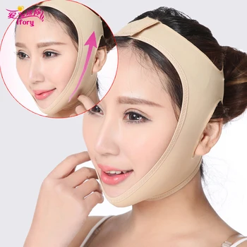 

Ifory Double Chin Elastic Face Bandage V-Line Face Shaper Women Chin Cheek Lift Up Masks Facial Skin Firming Belt Massager