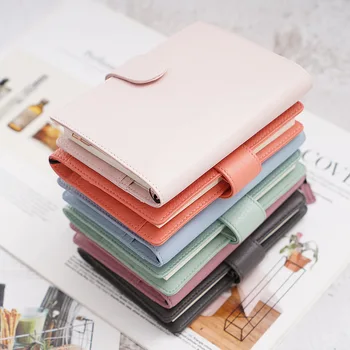 

A6 Notebook Cover Diary Planner Genuine Litchi Grain Cowhide Leather Journal Stationery Notepad Agenda Organizer