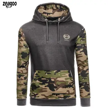 

Women Casual Patchwork Long Sleeve Hooded Drawstring Sweatshirt With Drawstring, Autumn Pocket