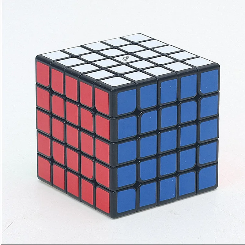 black QIYI MOFANGGE Wushuang 5x5x5 скоростной куб MOFANGGE 5x5 головоломка волшебный куб QIYI wushuang 5x5 волшебный куб Развивающие детские игрушки - Цвет: black