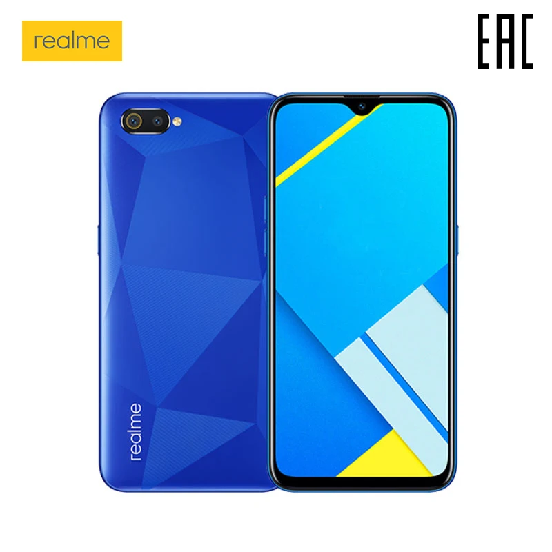 Смартфон realme С2 3+32 ГБ, аккумулятор 4000 мАч, официальная российская гарантия, произведено на заводах OPPO