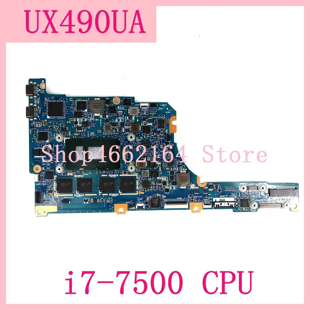 incredible  UX490UA motherboard i7-7500CPU UX490UA laptop Motherboard For ASUS ux490uak ux490ua ux490U UX490 Ma