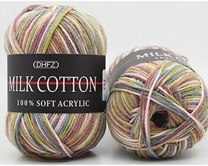 50 g Durable Triple marques Knitting Crochet lait Coton Doux Bébé Fil de Laine Lots 