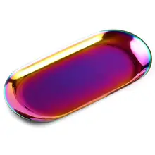 Поднос для хранения овальные точечные фруктовые тарелки мелкие предметы ювелирный поднос-230x94 мм