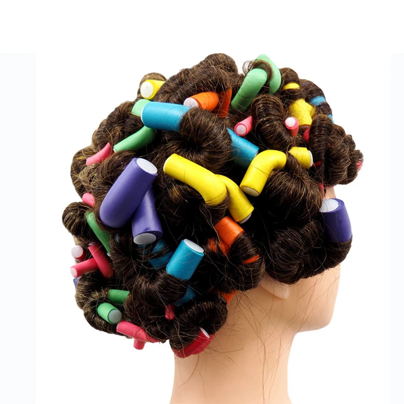 Hair Styling Tool 10pcs Soft Foam Hair Roller Flexible for Curling DIY hair styling tool hair curling tools