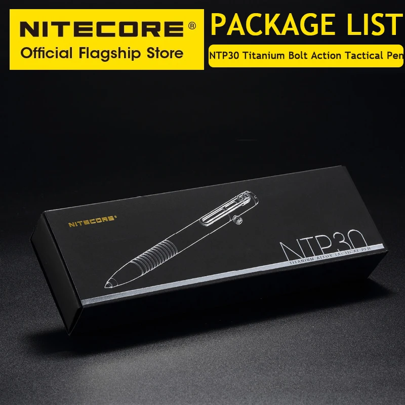 NITECORE NTP30 Titanium Alloy Tactical Pen Self Defense Personal