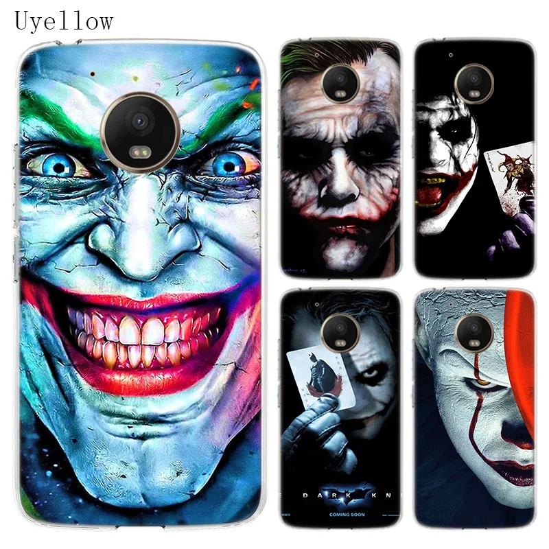 Мягкий силиконовый чехол клоун Джокер для Motorola Moto G7 Power G6 G5 G5S E6 E4 E5 Plus G4 Play Cover Coque |