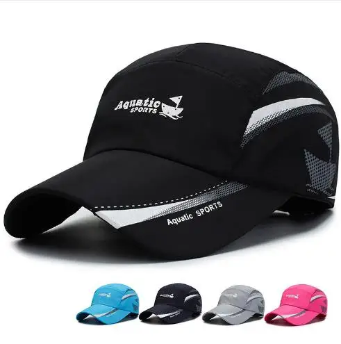 

2020 aquatic sport Three-dimensional Embroidery Dad Hat Men Women Summer Baseball Cap Visor Caps Adjustable bone gorras hombre