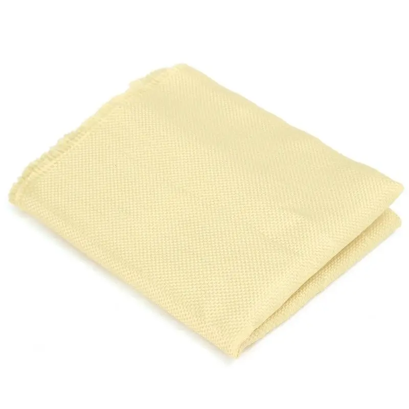 200gsm Fabric Woven Aramid Fiber Cloth Plain 100cm/39.4'' Width Yellow - 6