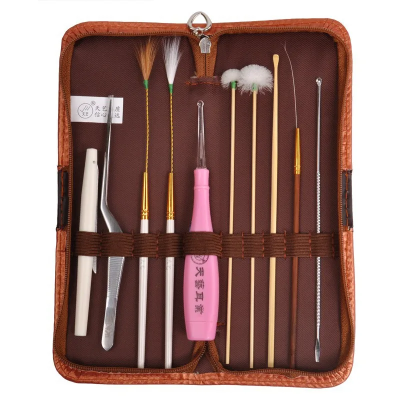 

Goose Feather Rod Ear Cleaning Tool Kit One-Piece Household Digging Ear Pick Industry Scan for Interrupeing Turn Ear Furry Usefu