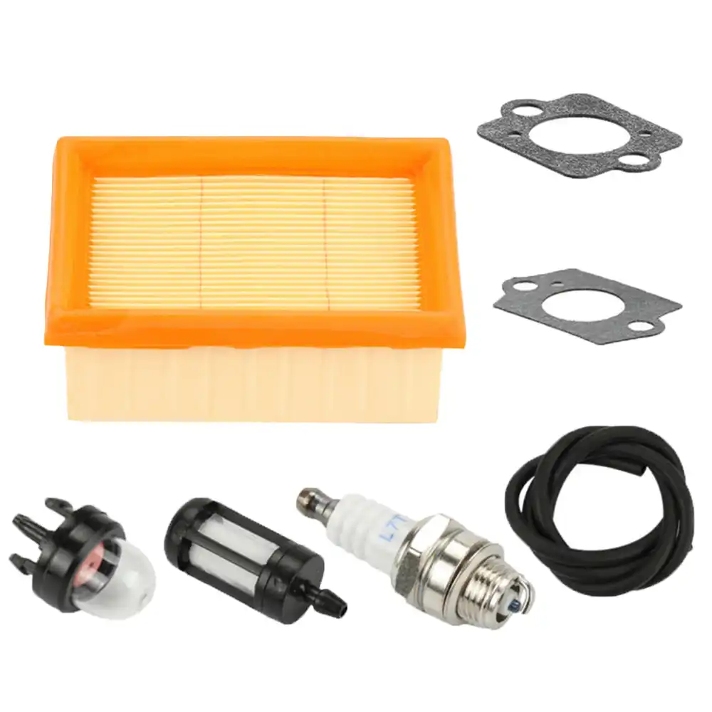 Detachable Air Filter Kit Gaskets Fuel Line Spark Plug For