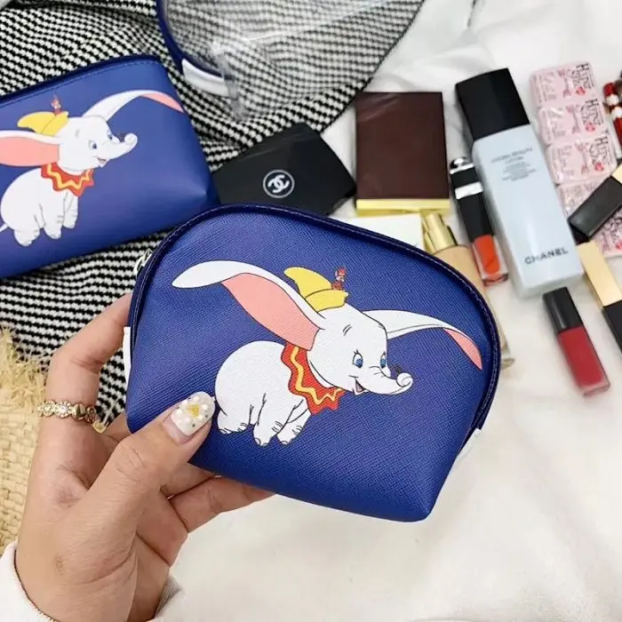 3 шт. disney Dumbo косметички для мамы сумка большая емкость Сумочка, клатч портативный прозрачный ПВХ водонепроницаемый storag