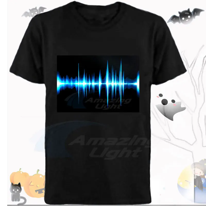 T-shirt LED Equalizzatore HDE - Maglia Con Luci Che Reagiscono Alla Musica - Tutte Le Taglie - 3