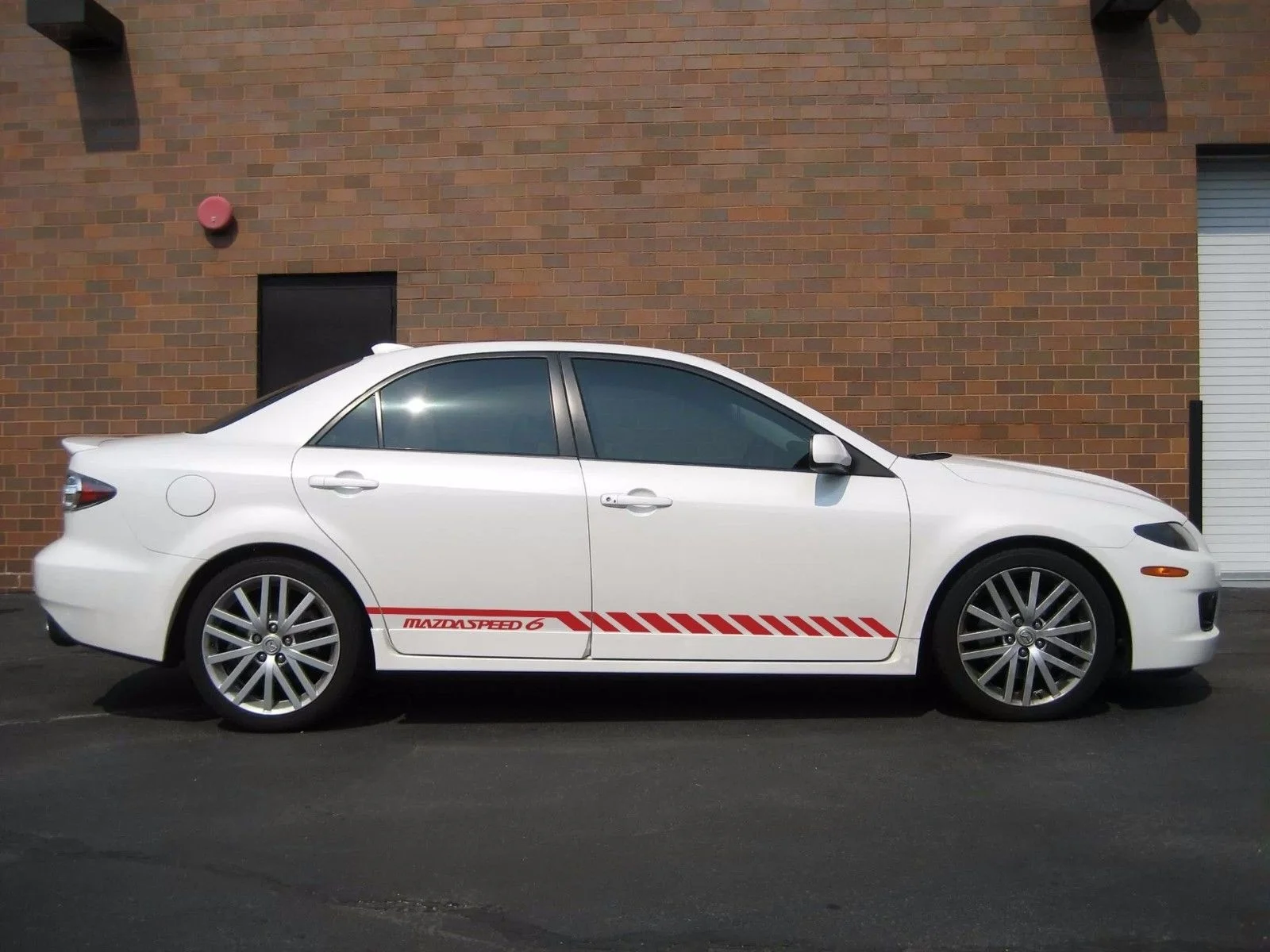 

For x2/Set Racing Graphic Stripe Car Vinyl Decal Sticker for Mazda Mazdaspeed 6