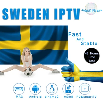 

Sweden IPTV Subscription 1 Year For Smart TV Enigma2 M3U Android TV Box PC MAGx25