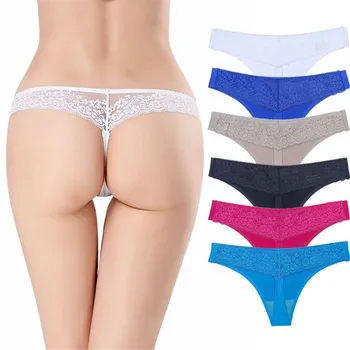 

3pcs Lace Thong Seamless Women's Underpants Sexy Briefs Women Female T-back G-string Thongs Tangas for Girls Ladies Plus Size