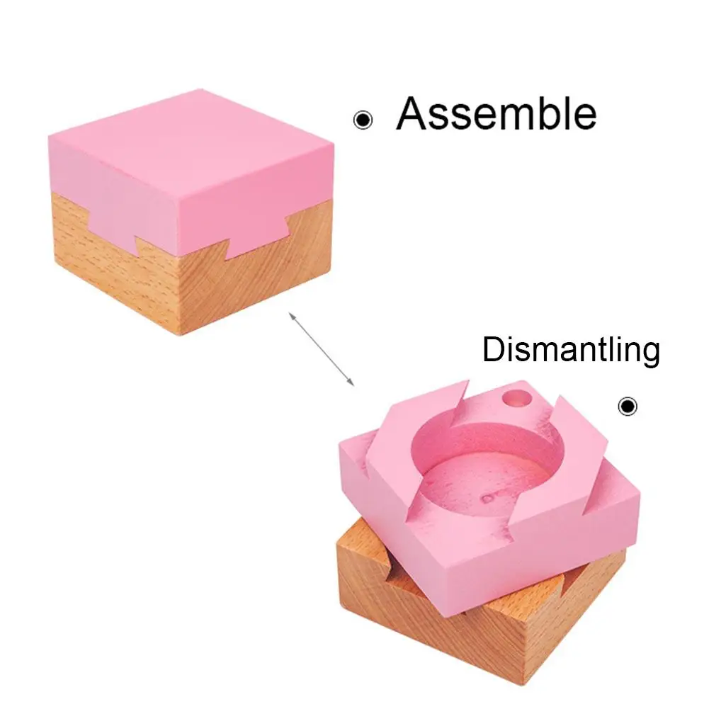 

Wooden Magic Gift Box Puzzle Game Luban Lock Brain Teaser Anti Stress Kids Educational Toy Wedding Ring Box Valentine's Day Gift