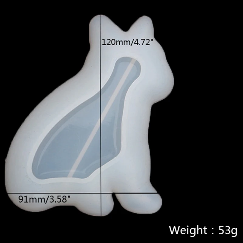 

DIY Crystal Epoxy Resin Mirror Bulldog Dog Dish Plate Silicone Mold Tray Dog Plate Mold Silicone Mould Handmade Craft