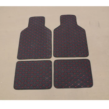 

WLMWL Car universal foot pad For Geely all models Emgrand EC7 X7 FE1 car accessorie styling auto Cushion Car Carpet Covers