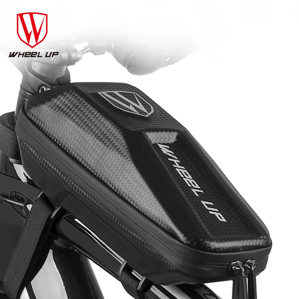 cheap New Waterproof EVA Bicycle Bag Front Bike Beam Pack Tube Saddle Bags MTB Mountain Bike Bag Front Handlebar