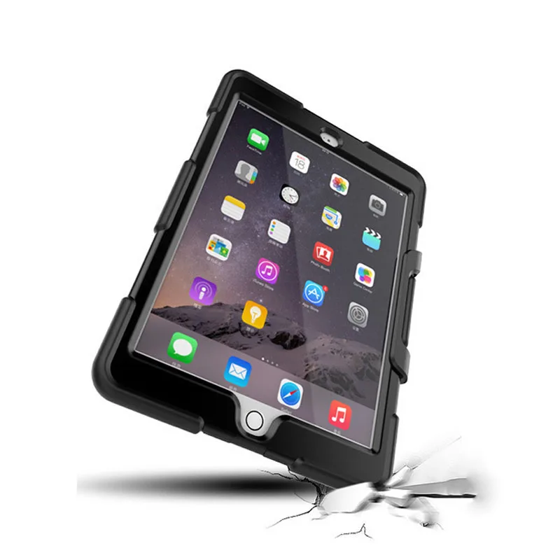 Чехол для планшета для iPad сверхпрочный водонепроницаемый противоударный резиновый ЖЕСТКИЙ чехол-подставка для нового iPad 9,7 дюйма Чехол