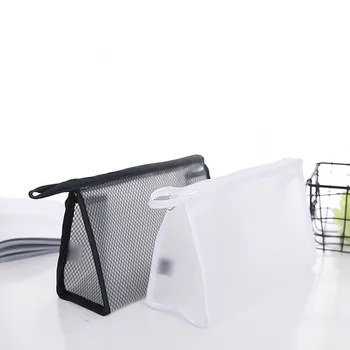 

Travel Wash Bag Waterproof Men and Women Models Cosmetic Bag Travel Cosmetics Storage Bag Supplies Black and White Grid