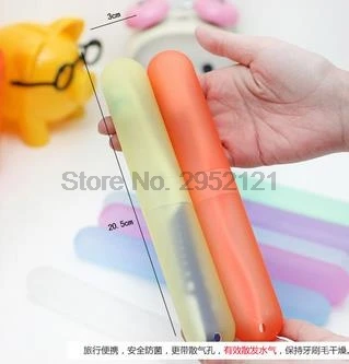 by dhl or ems 1000pcs Portable Toothbrush Box Anti-bacteria Sleeve Breathable Wash Cartridge Protector new | Красота и здоровье