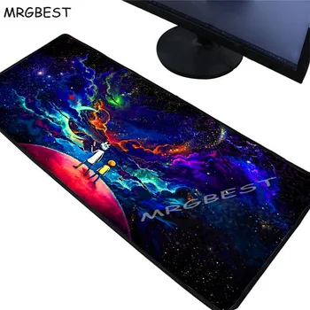 

MRGBEST Anime Morty Large Mouse Pad Soft Rubber Computer Mousepad for Gamer Office PC Desk Mat XXL Large Mause Pad