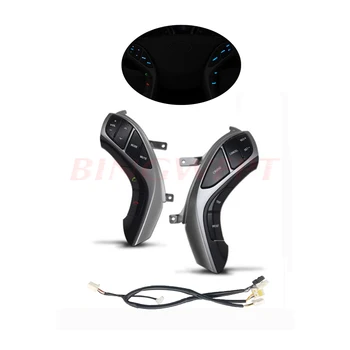 

Multi-functional Steering Wheel Switch Button Cruise Audio Control Bluetooth Hand-free Controllable Volume Call For Elantra