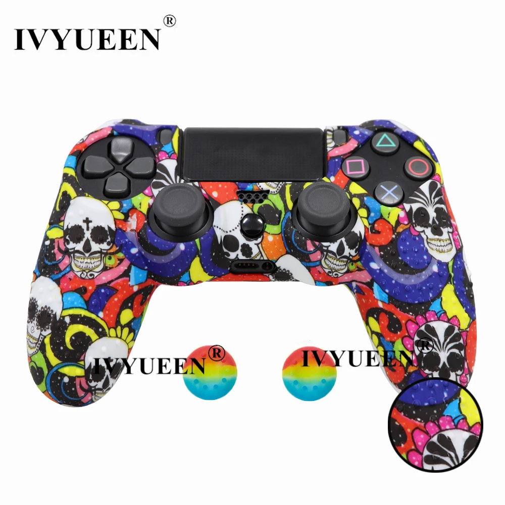 for PlayStation 4 ps4 Pro slim controller silicone case skin 14