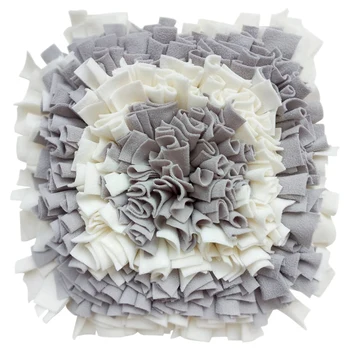 

Pet Dog Snuffle Mat Training Feeding Mat Nosework for Dogs Activity Fun Play Mat for Relieve Stress Restlessness 18 Inch X 18 In