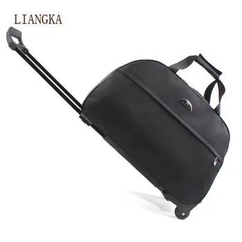

2020 New Travel Luggage Bags Wheeled Duffle Trolley bag Rolling Suitcase Women Men Traveler Bag With Wheel Carry-On bag