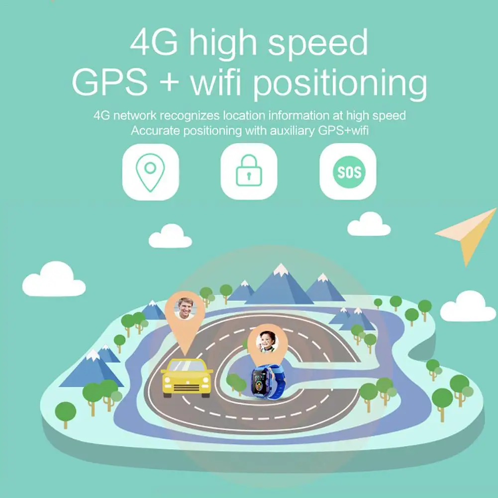 T19 Детские Водонепроницаемые Смарт-часы gps wifi LBS трекер местоположения SOS умный мониторинг позиционирования 1,4 дюймов дисплей HD 4G Видеозвонок