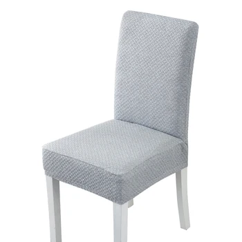 

S/M/L Jacquard Dining Chair Covers Polyester Elastic Dining Room Chair Covers Kitchen Case for Chairs Stretch Russian Warehouse