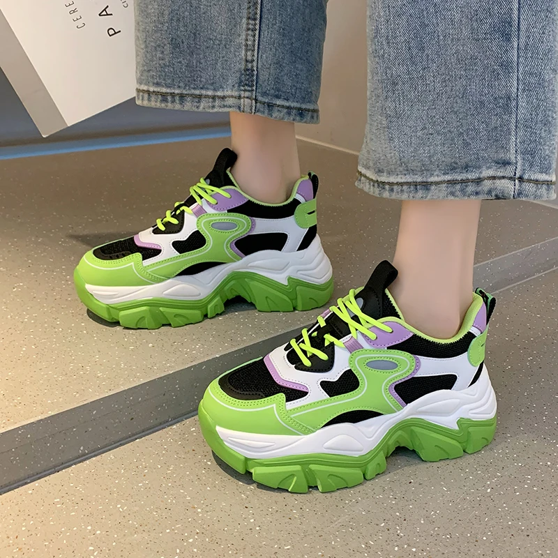 Cheap green sneakers Clearance